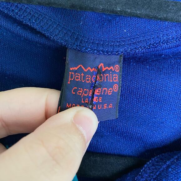 Patagonia Capilene 2 piece Blue Base Layer Set Large - Picture 4 of 15